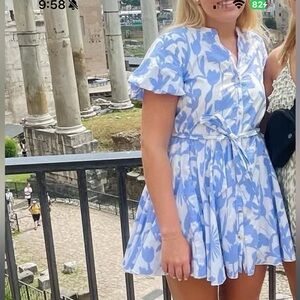 Floral Blue dress